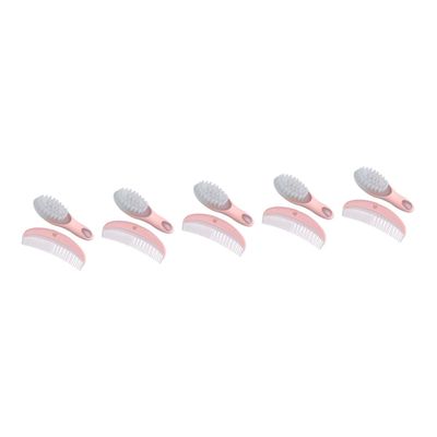 Hoement 5-Piece Massage Brush and Comb Set for Newborns