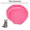 Grcfumo Cat Hammock, Removable Pet Hammock, Washable Cat Hanging Bed, Breathable Pet Sleep Hammock for Home, Living Room, Gray (Pink) view 3