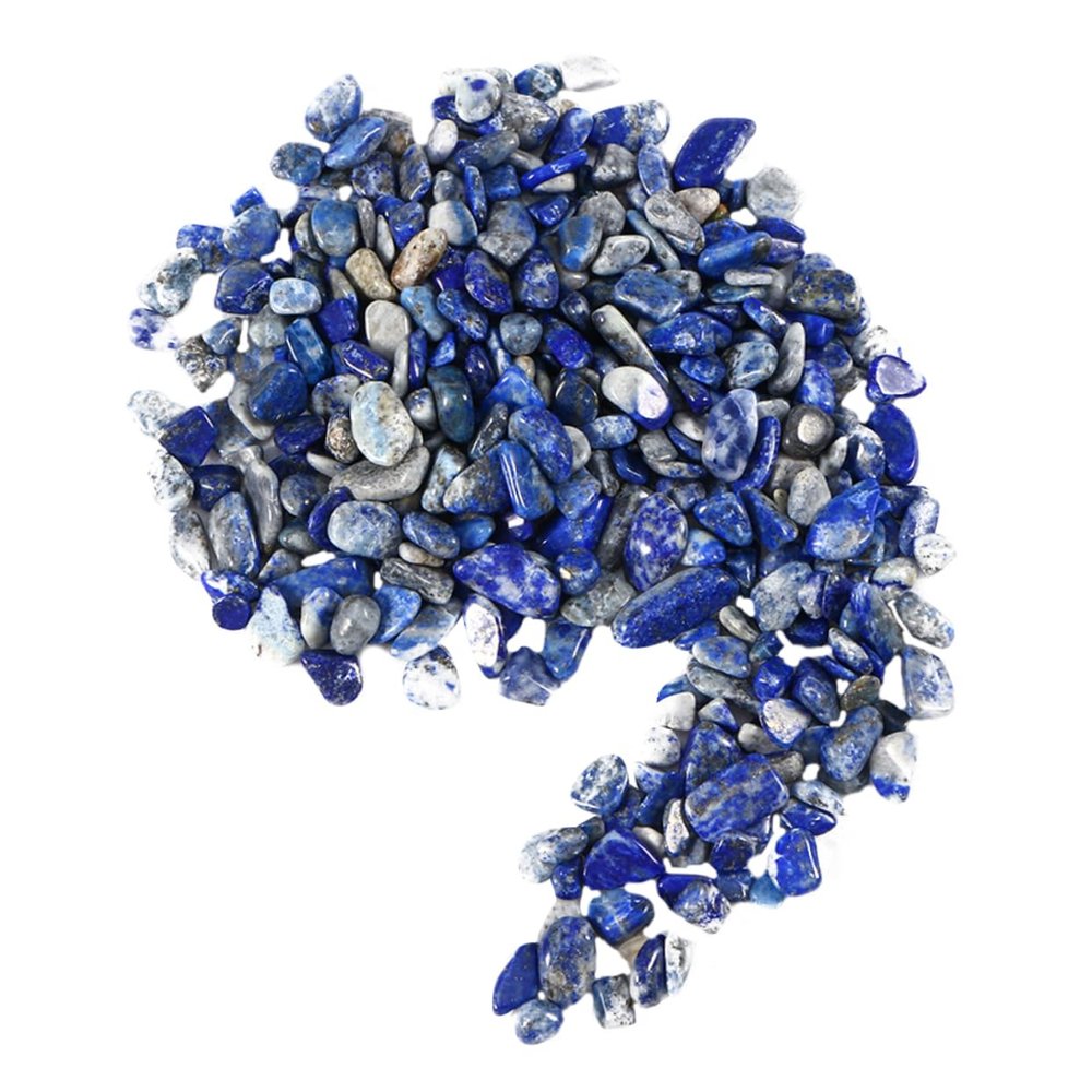 BESPORTBLE Decorative Aquarium Gravel, 200 g, Blue, Irregular