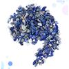 BESPORTBLE Decorative Aquarium Gravel, 200 g, Blue, Irregular view 3