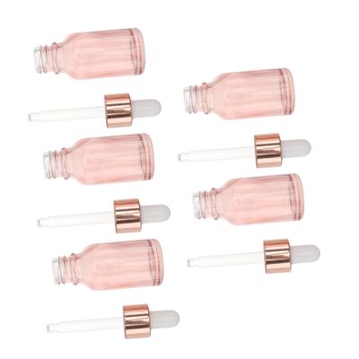 HONMEET 5-Pack 15 mL Glass Dropper Bottles