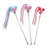 CORHAD Cat Teaser Toy with Plush Ball and Tassel, 3-Piece Set view 1