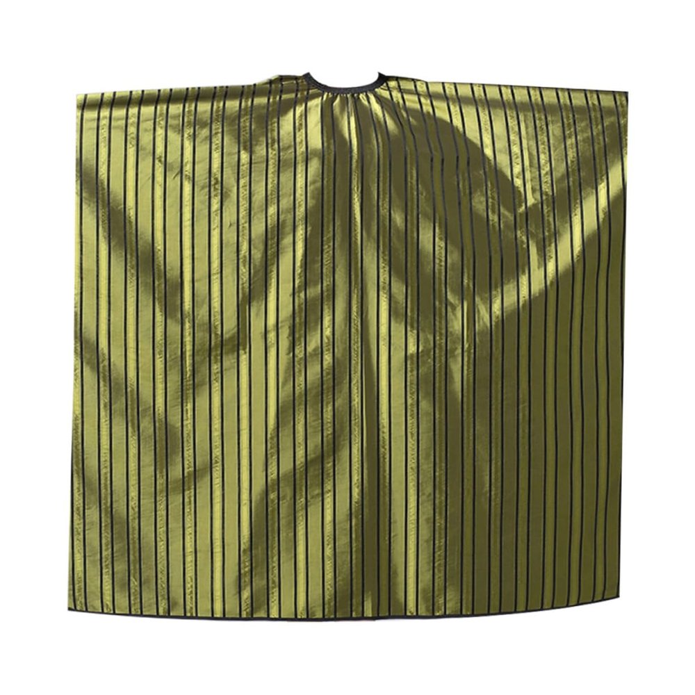 HONMEET Striped Hairdressing Cape, Water-Resistant Nylon Polyester, Light Green