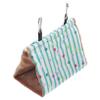WOONEKY Warm Parrot Nest Bird Hammock Cotton Bed view 1