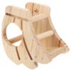 CORHAD Guinea Pig Food Dispenser - Fruit Shape Wooden Holder view 1