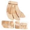 CORHAD Guinea Pig Food Dispenser - Fruit Shape Wooden Holder view 4