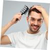 Z-Shaped Wide-Tooth TPE Comb for Hair Styling, Black view 2