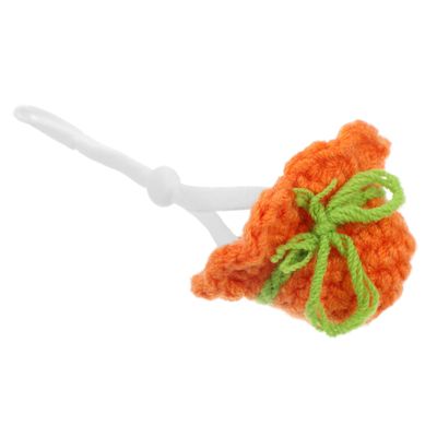 Parliky Hamster Hat for Small Pets, Hand-Knitted with Adjustable Strap, Party Costume Accessory for Hamsters, Guinea Pigs, and Birds