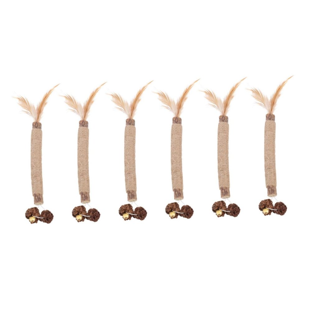 WOONEKY 6-Piece Cat Chew Toys