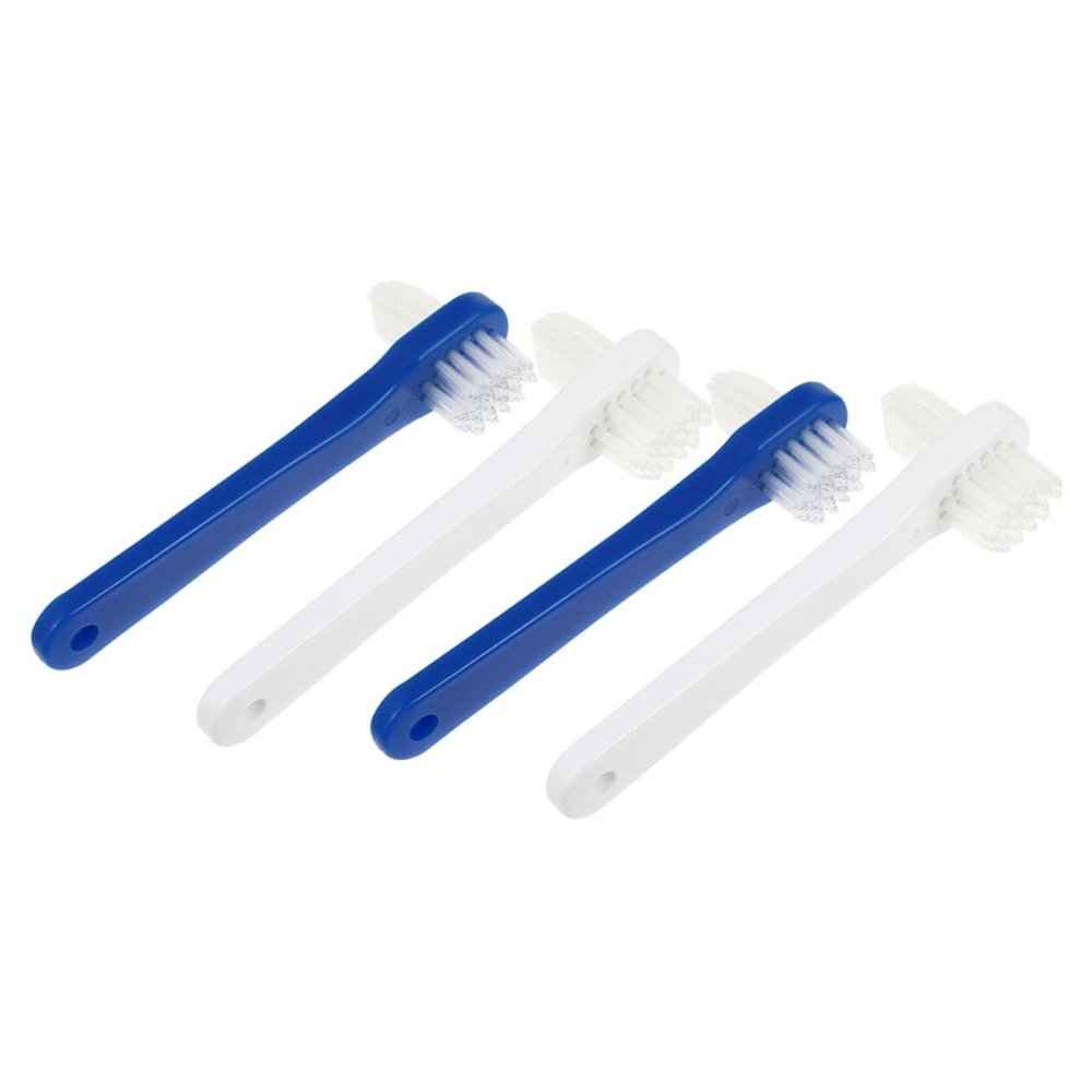 Hoement 12-Piece Double-Sided Denture and Teeth Cleaning Brush for Adults