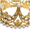 Gold Alloy Cake Crown Decoration for Weddings and Birthdays view 2