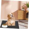 WOONEKY Water-Absorbent Mat for Dog Bowls view 3