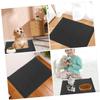 WOONEKY Water-Absorbent Mat for Dog Bowls view 4