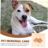 WOONEKY Pet Loss Sympathy Card view 3