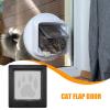 Cat Flap with 4-Way Locking and Magnetic Security view 3