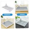 Indoor Dog Toilet with Double Layer and Grid, White view 2