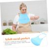 Healeved Silicone Bib for Adults, Lightweight Clothing Protector, Large Eating Bib for Seniors view 4