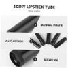 Baluue 50-Piece Empty Plastic Lip Balm Tubes with Lids, Black Lip Gloss Containers for Cosmetics and DIY Projects view 3