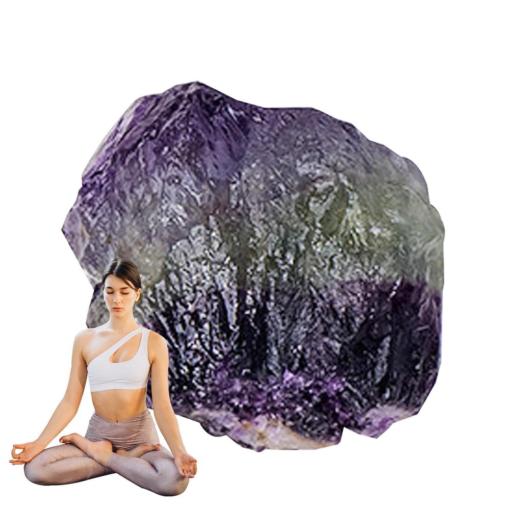 Raw Rainbow Fluorite Crystals