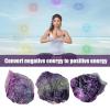 Raw Rainbow Fluorite Crystals view 2
