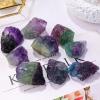 Raw Rainbow Fluorite Crystals view 3