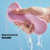 Super Soft Exfoliating Bath Sponge, Reusable Body Scrubber for Adults and Children, Pink view 3