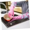 PVC Gloves for Household Cleaning, 2 Pairs, Extended Cuff view 3