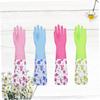 PVC Gloves for Household Cleaning, 2 Pairs, Extended Cuff view 4