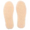 Anneome Warm Children's Insoles, Faux Sheepskin and EVA, Yellow and White, Non-Slip Pressure-Reducing Insoles for Kids and Babies view 1