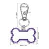QUARKZMAN 2 Set Pet ID Tags Bone Shape view 2