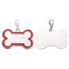 QUARKZMAN 2 Set Pet ID Tags Bone Shape view 1