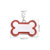 QUARKZMAN 2 Set Pet ID Tags Bone Shape view 2