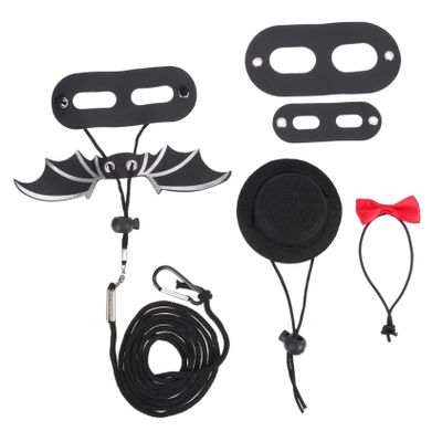 BESPORTBLE Elegant Lizard Birthday Hat Set with Adjustable Reptile Leash for Outdoor Use
