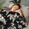 YucZiken French Bulldog Throw Blanket, Gift for Men and Women, 203 x 152 cm, Lightweight Fleece, Washable, Lint-Free view 2