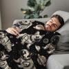 YucZiken French Bulldog Throw Blanket, Gift for Men and Women, 203 x 152 cm, Lightweight Fleece, Washable, Lint-Free view 4