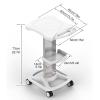esmen Aluminum Alloy Salon Trolley with Storage Tray view 2