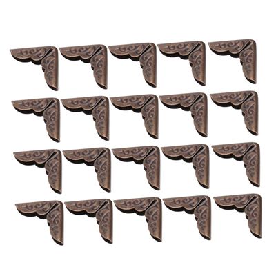 Anneome Antique-Color Iron Book Corners, 200 Pieces, for Notebooks