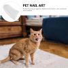 BESPORTBLE Dog Nail Caps, 40-Piece TPR Set, White, for Dogs and Cats view 4