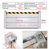 DLAZUM 60 cm High Flood Barriers, Removable Temporary Dams for Doors, Entrances, Verandas, Stairs and Basements, Aluminum Modular Design (H 60 cm × L 85 cm) view 2