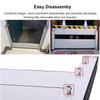 DLAZUM 60 cm High Flood Barriers, Removable Temporary Dams for Doors, Entrances, Verandas, Stairs and Basements, Aluminum Modular Design (H 60 cm × L 85 cm) view 3