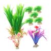 Hohopeti 8-Piece Tropical Plastic Aquarium Plant Decoration Set view 1
