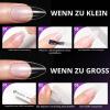 Gelike ec Medium Coffin Full-Coverage Nail Tips view 3