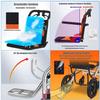 UYSELA Lightweight Foldable Transport Wheelchair view 2