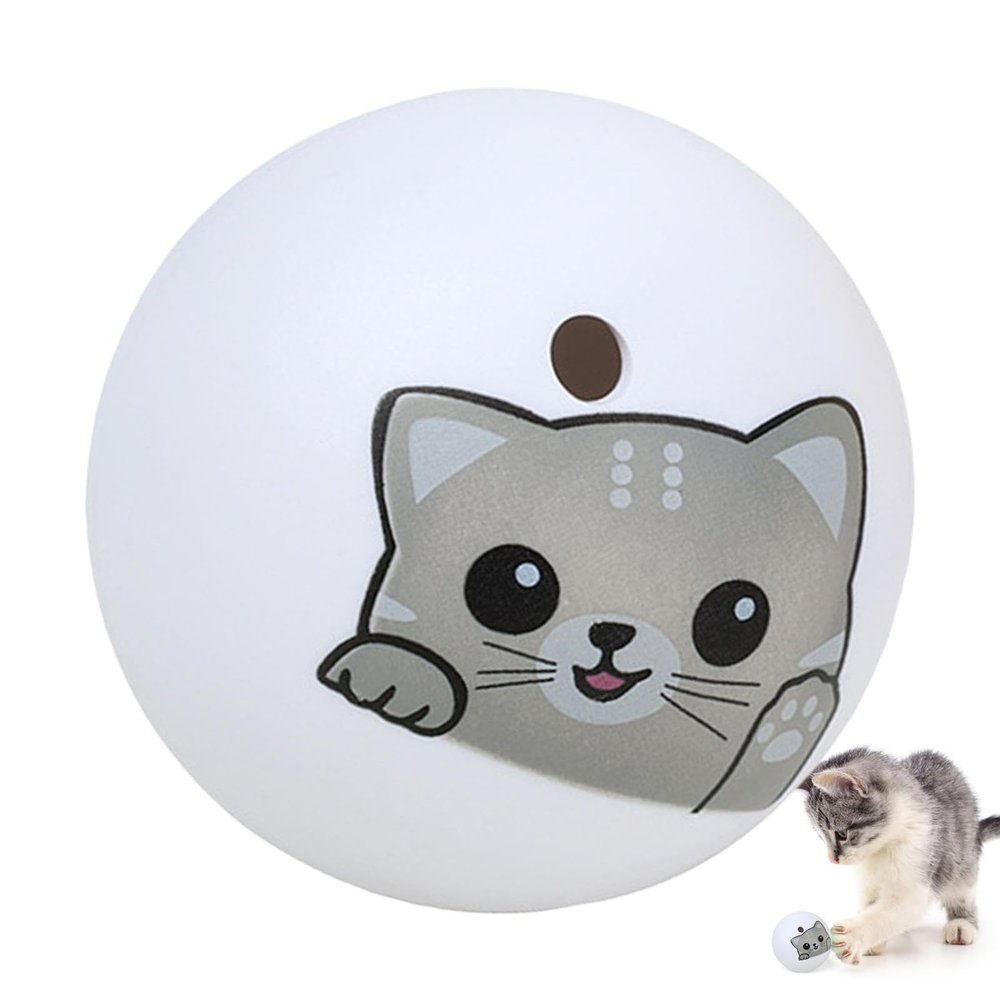 Interactive Cat Toy: Feather Bell Toy, Puzzle Toy with
