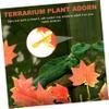 BESPORTBLE 4-Piece Simulated Terrarium Plants for Reptile Decor with Suction Cups view 4