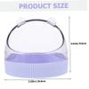 Hohopeti Acrylic Hamster Bowl for Hamsters and Rats, Easy to Clean, Holds Food and Water, Prevents Spills view 2