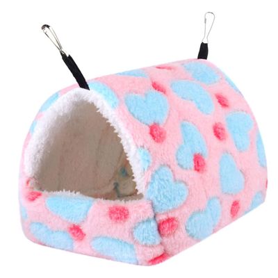 BELLIFFY Cotton Hanging Hamster Hammock with Mounting Hardware for Small Pets