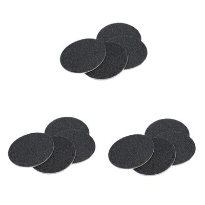 Gogogmee 3 Sets 60-Grit Sanding Discs for Foot File Removers, Reusable, Easy to Use, 60 Pieces x 3