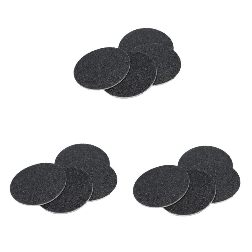 Gogogmee 3 Sets 60-Grit Sanding Discs for Foot File Removers, Reusable, Easy to Use, 60 Pieces x 3