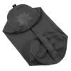 Yoga Studio Replacement Yoga Bolster Cover, Organic Cotton, Handle and Zipper, Graphite Gray view 1
